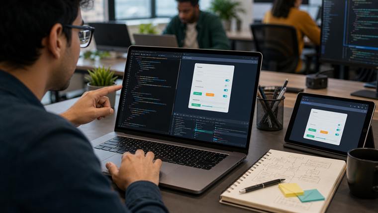 JavaScript course interface